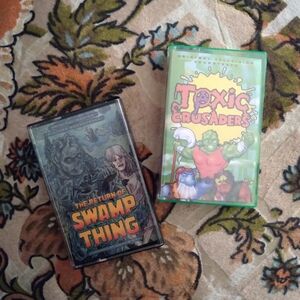 The Return of Swamp Thing and Toxic Crusaders Casette Tapes